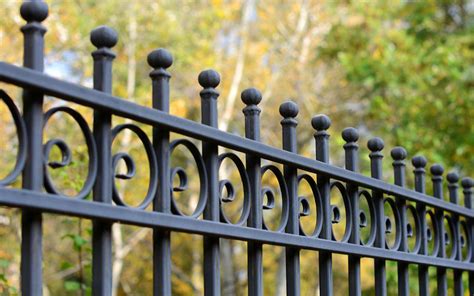 ornamental iron fence panels